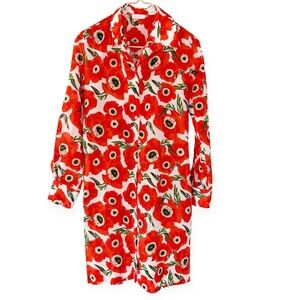 Eywasouls • Christina Pleasing Primrose Button Shirt Dress nwot